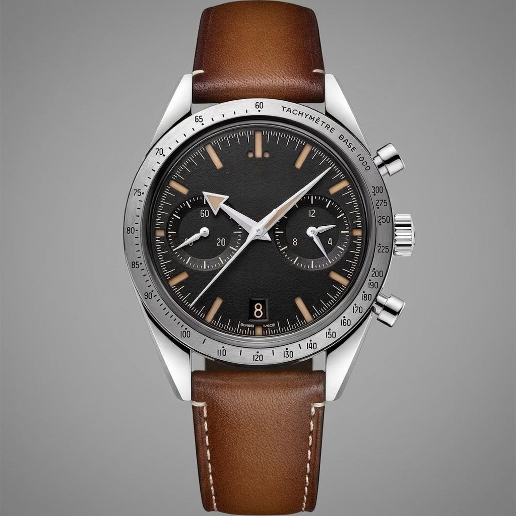 Classic Racing Chronograph Watch 39mm Steel Automatic