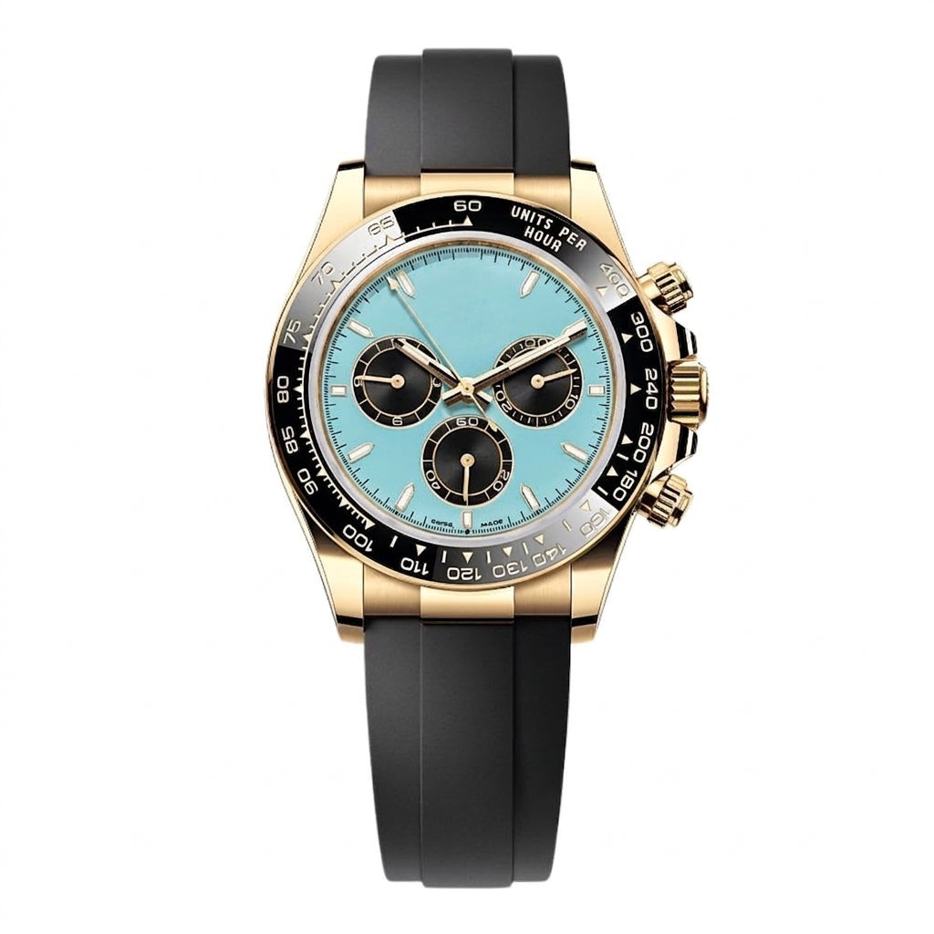 Professional Racing Chronograph 40mm Turquoise Blue Automatic