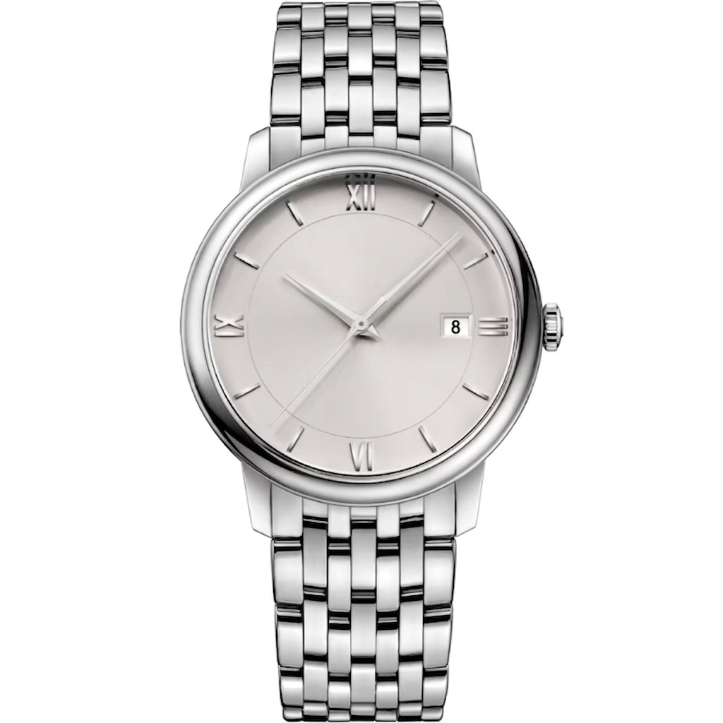 Elegant Dress Watch Automatic Chronometer Steel Case