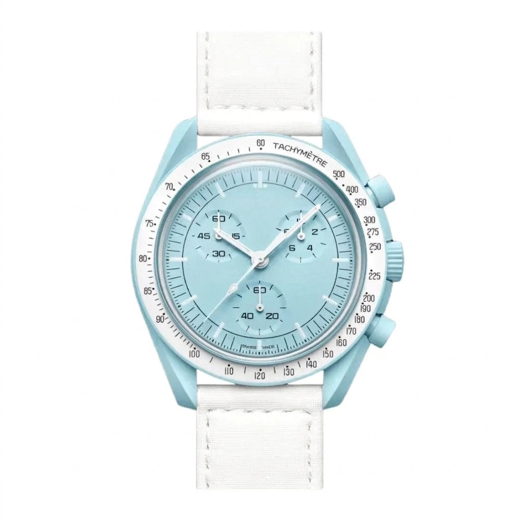 Chronograph Sport Watch Mission Series Blue Automatic Movement